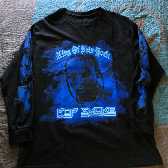 Pop Smoke King of New York Longsleeve Black